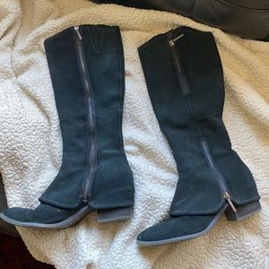 Donald pliner suede knee boots